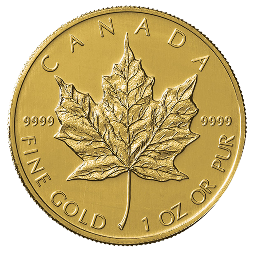 Gold Maple Leaf 1/2 Unze